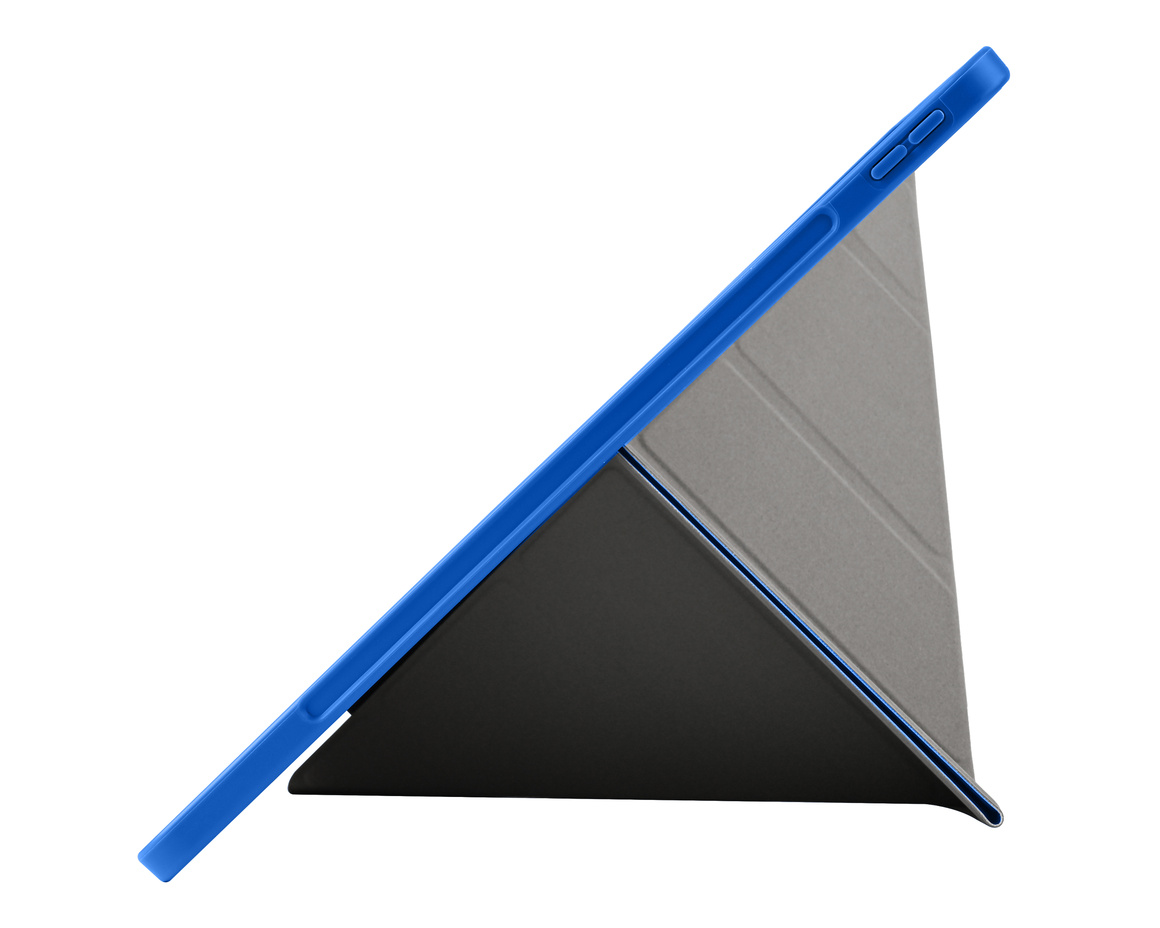 Pomologic - BookFold Clear till iPad Air 13 (M2/M3) - Clear/Blå