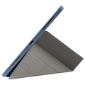 Pomologic - BookFold Clear till iPad Air 13 (M2/M3) - Clear/Marinblå