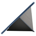Pomologic - BookFold Clear till iPad Air 13 (M2/M3) - Clear/Marinblå