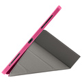 Pomologic - BookFold Clear till iPad Air 13 (M2/M3) - Clear/Rosa
