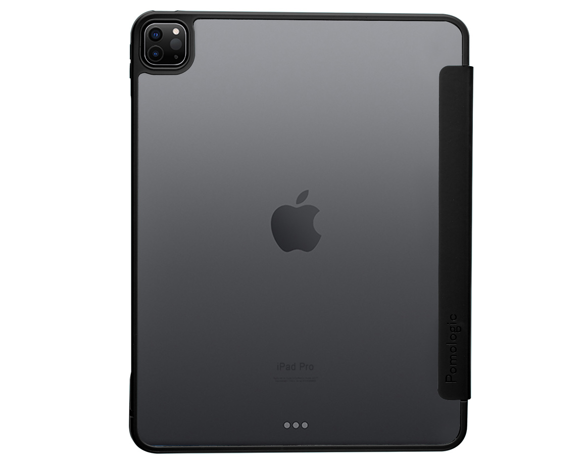 Pomologic - BookFold Clear till iPad Pro 11 (M4/M5) - Clear/Svart