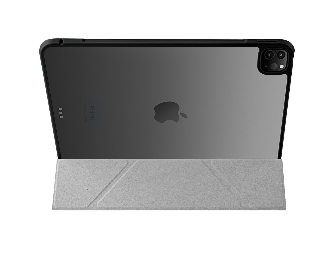 Pomologic - BookFold Clear till iPad Pro 11 (M4/M5) - Clear/Svart