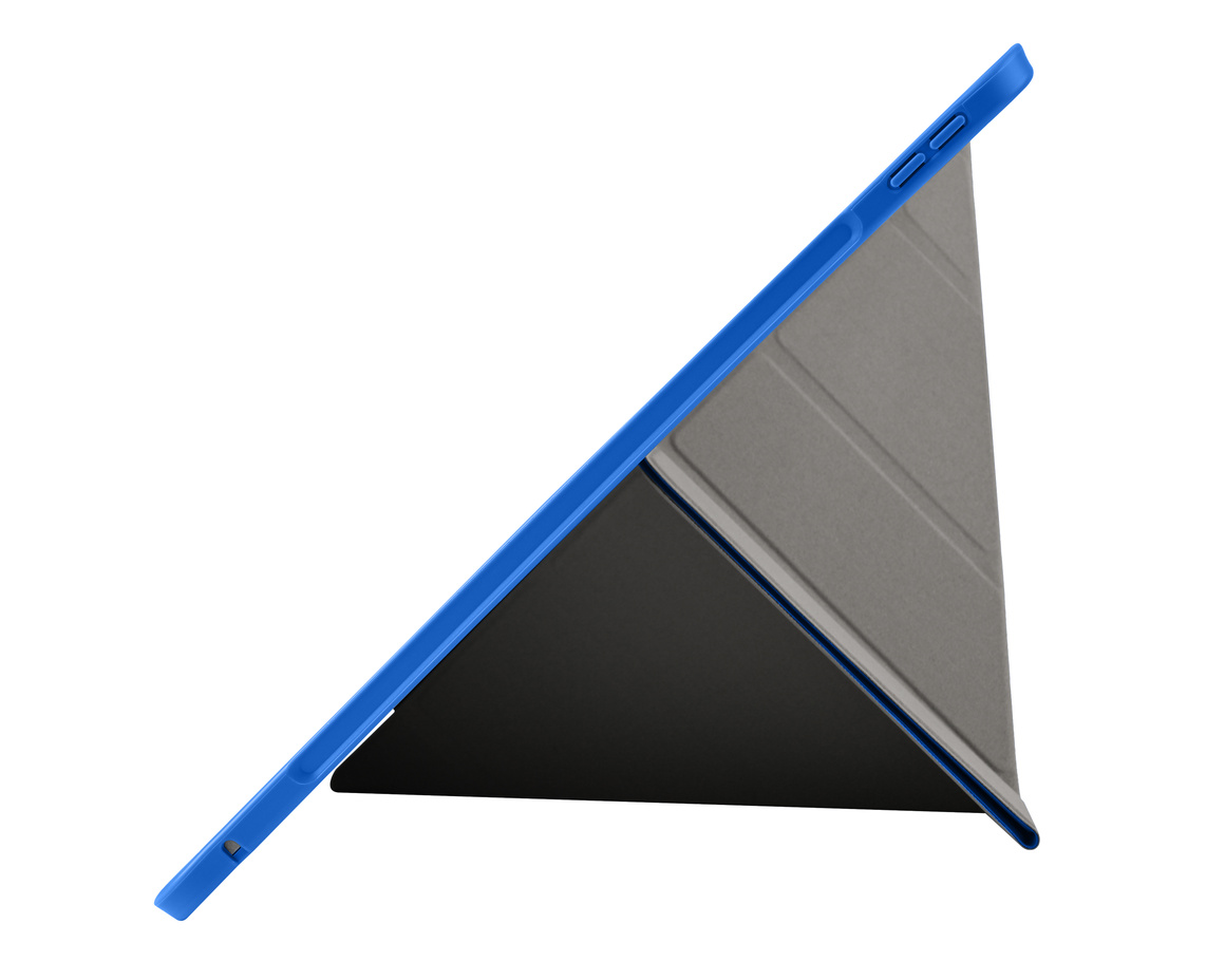 Pomologic - BookFold Clear till iPad Pro 13 (M4/M5) - Clear/Blå