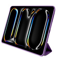 Pomologic - BookFold Clear till iPad Pro 11 (M4/M5) - Clear/Lila