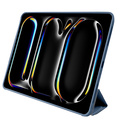 Pomologic - BookFold Clear till iPad Pro 13 (M4/M5) - Clear/Marinblå