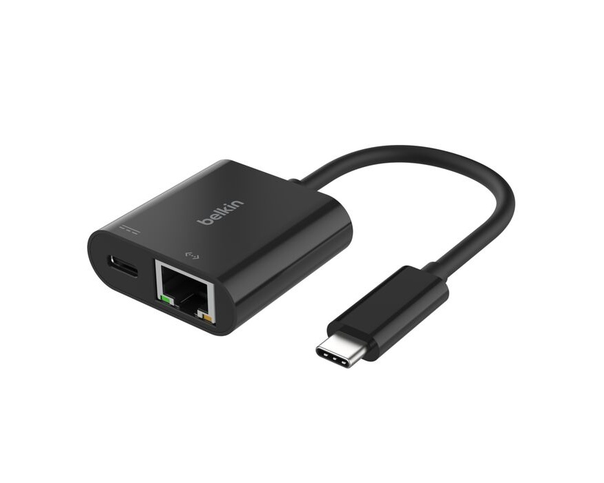 Belkin USB-C till Ethernet + Charge Adapter 100W