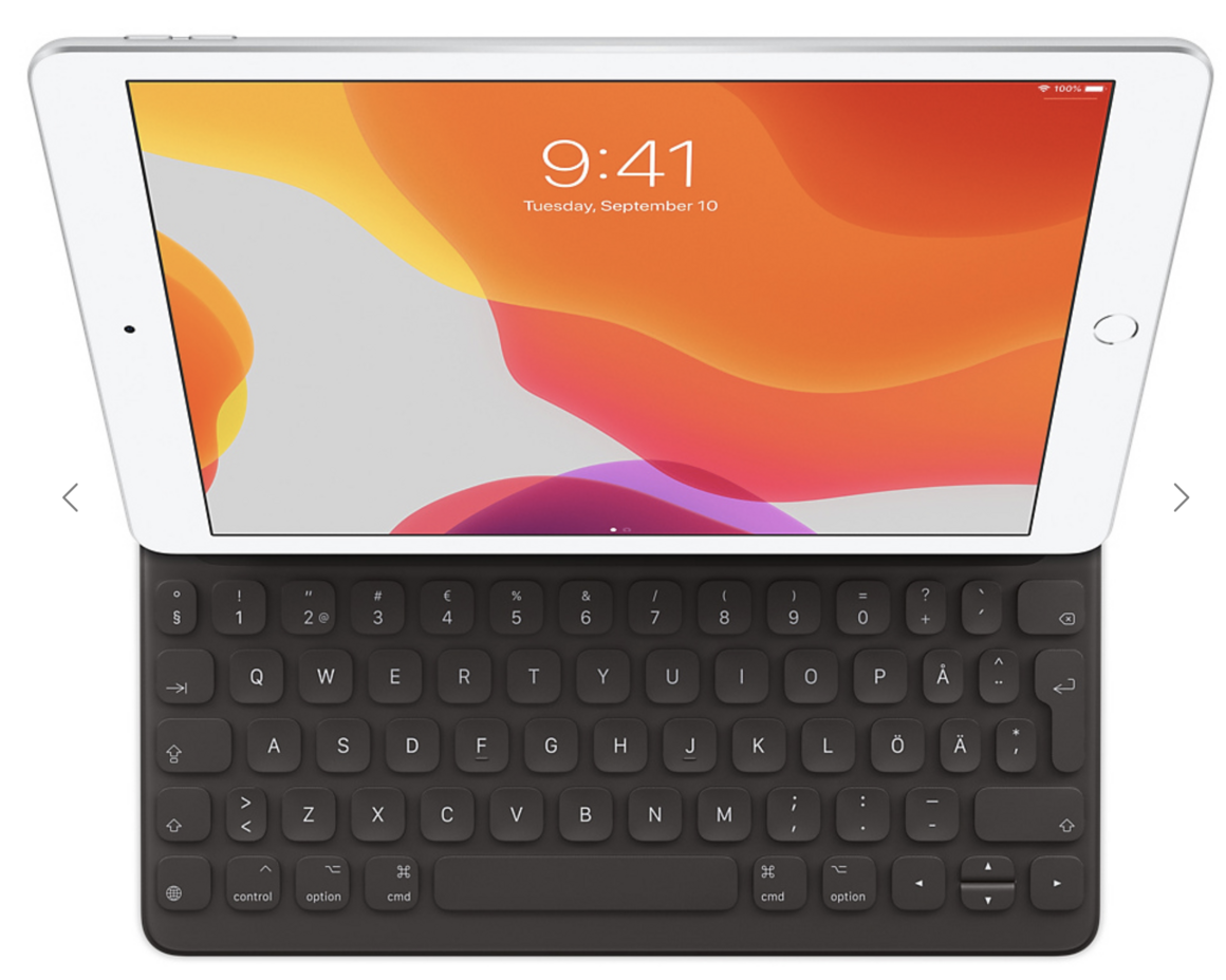 Apple Smart Keyboard Folio för iPad 10.2 och iPad Air 10.5 - Svenskt