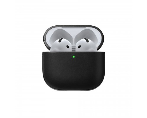 Nomad - Modern Leather Case - AirPods 4 | Black | Nomad Leather
