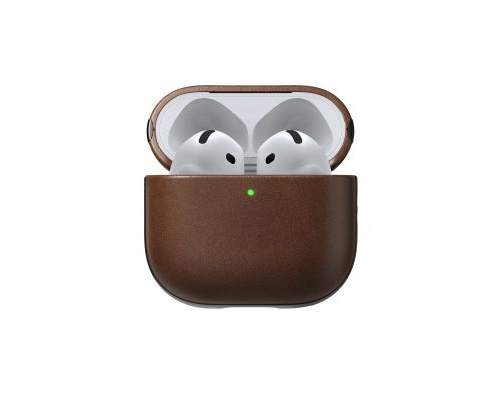Nomad - Modern Leather Case - AirPods 4 | Brown | Nomad Leather