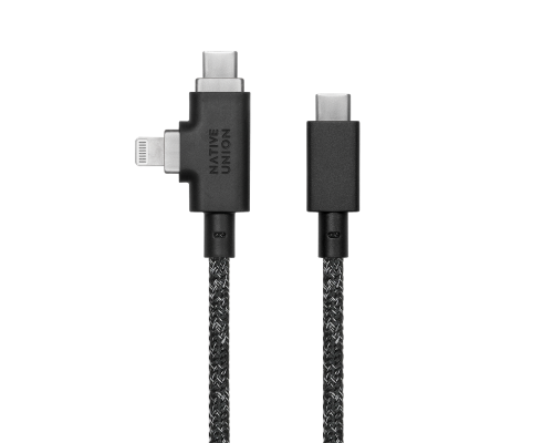 Native Union Belt Cable Duo Pro C till C/L 2.4M 240W Cosmos