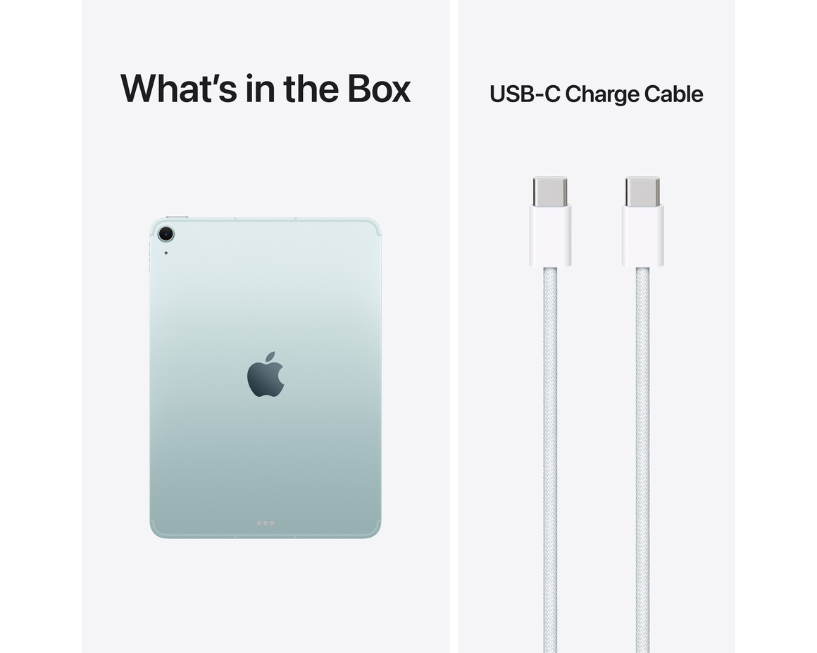 iPad Air M4 Wi-Fi + Cellular 128 GB blå 11 tum