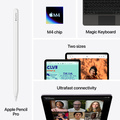 iPad Air M4 Wi-Fi + Cellular 1 TB Lila 13 tum