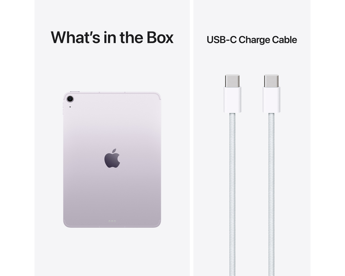iPad Air M4 Wi-Fi + Cellular 512 GB Lila 11 tum