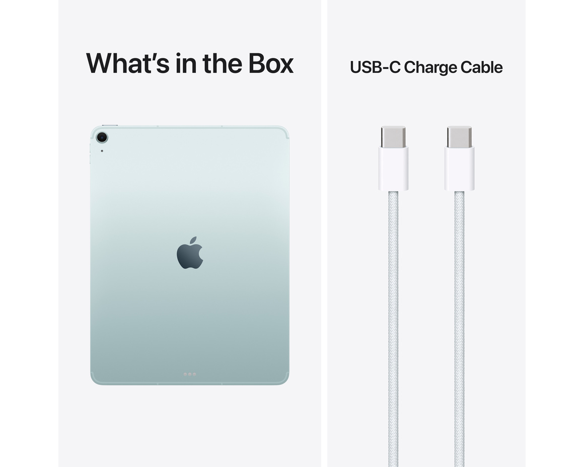 iPad Air M4 Wi-Fi + Cellular 512 GB blå 13 tum