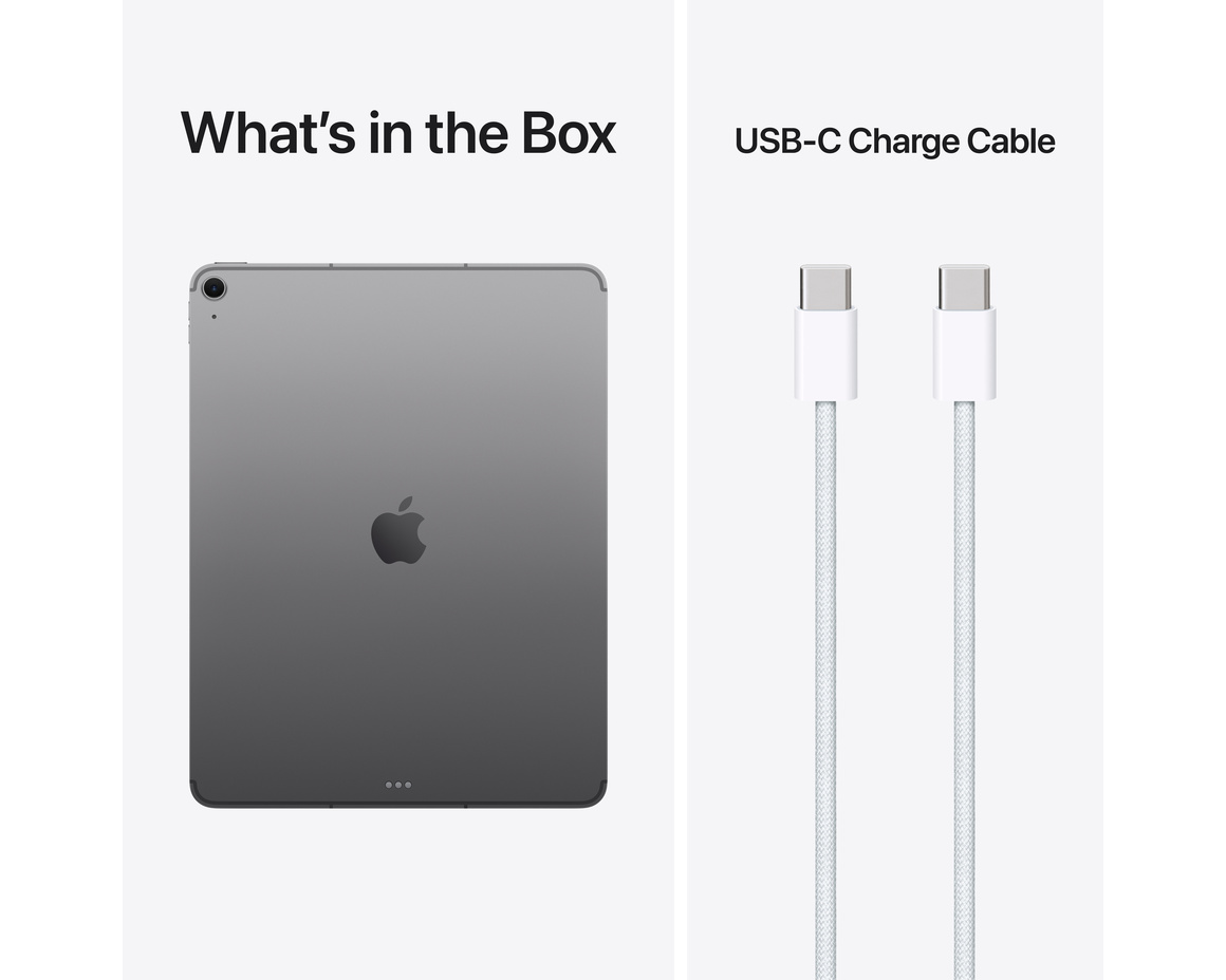 iPad Air M4 Wi-Fi + Cellular 1 TB rymdgrå 13 tum