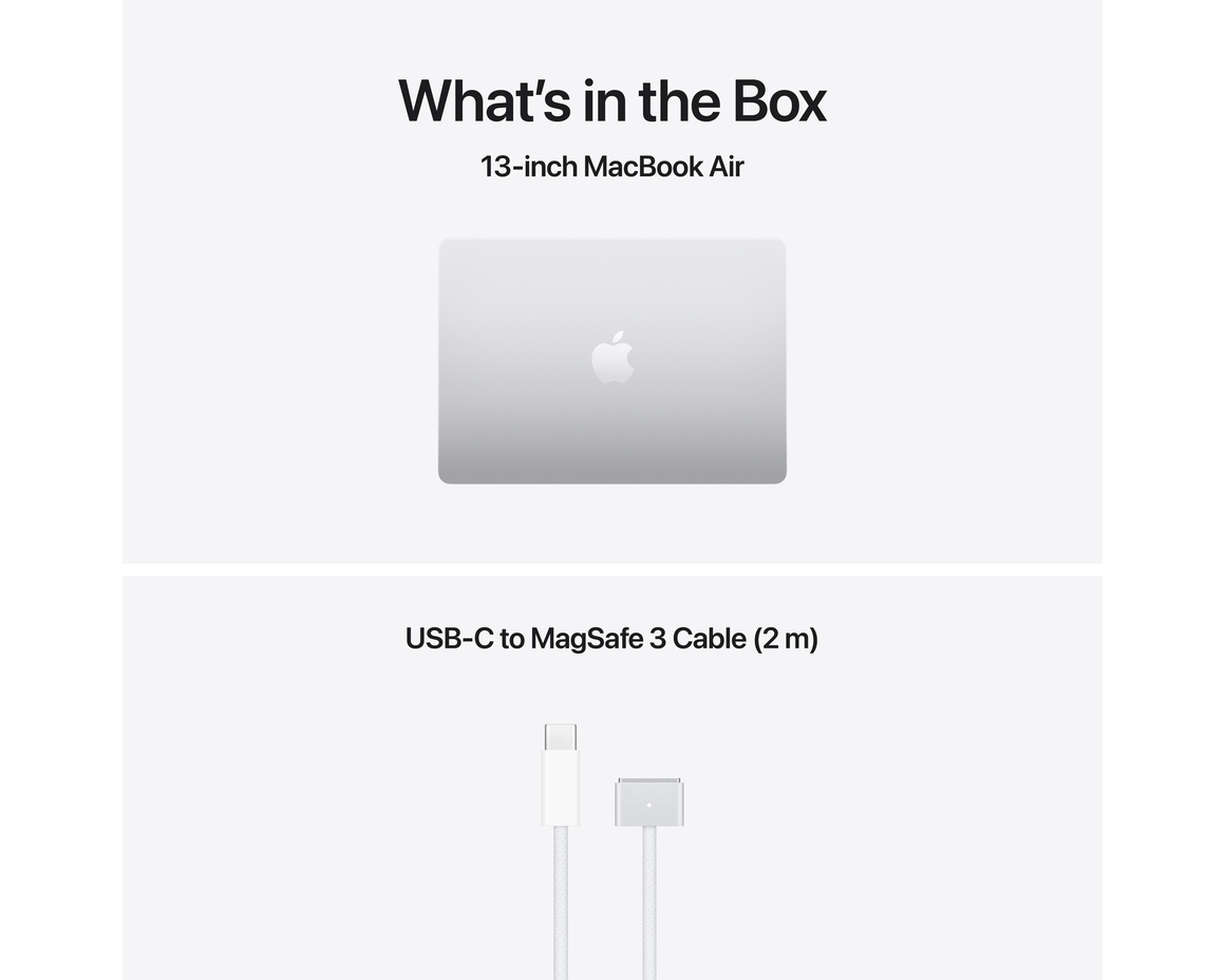 MacBook Air 13 M5, 10-core CPU,8-core GPU/16GB/512GB  -  silver