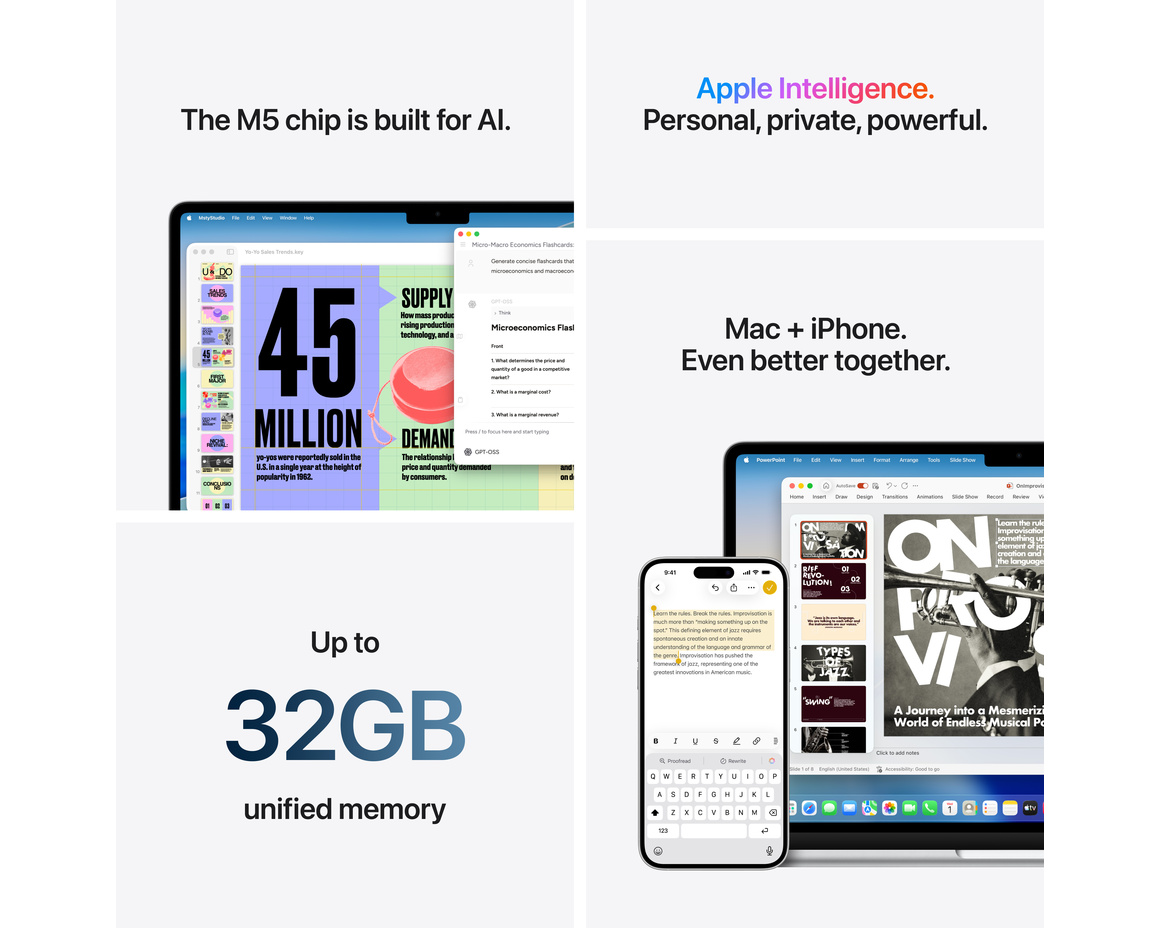 MacBook Air 13 M5, 10-core CPU,8-core GPU/16GB/512GB  -  stjärnglans