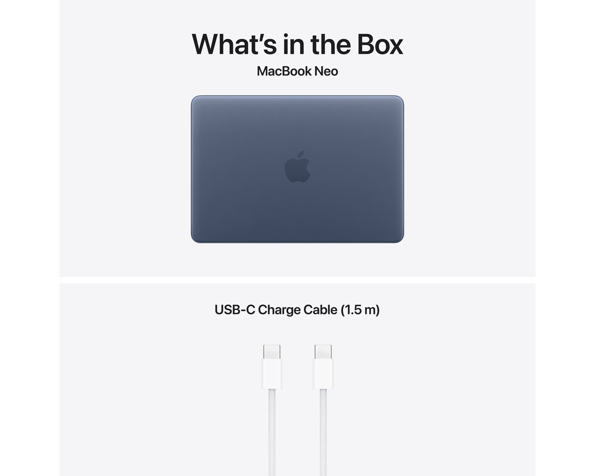 MacBook Neo indigo 256 GB Magic Keyboard