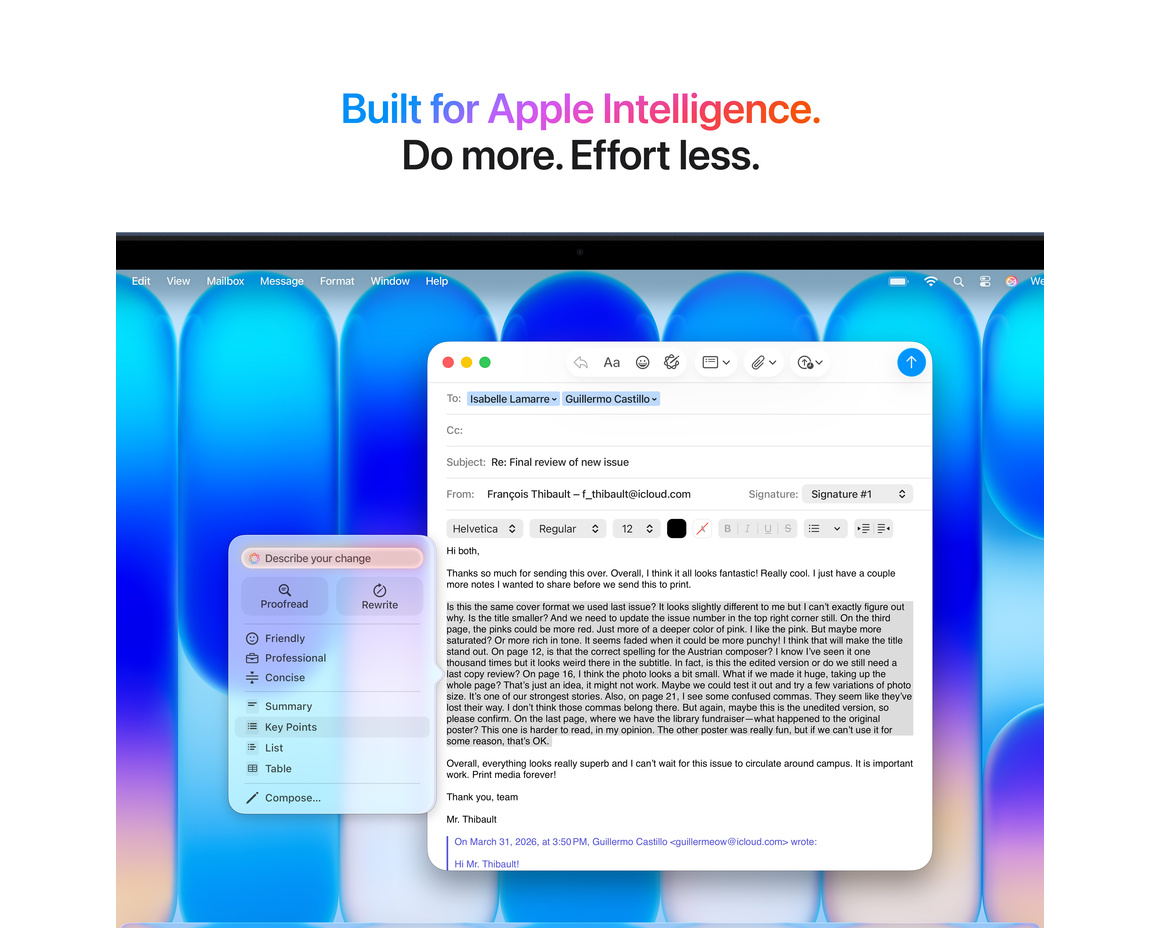 MacBook Neo indigo 512 GB Magic Keyboard med Touch ID