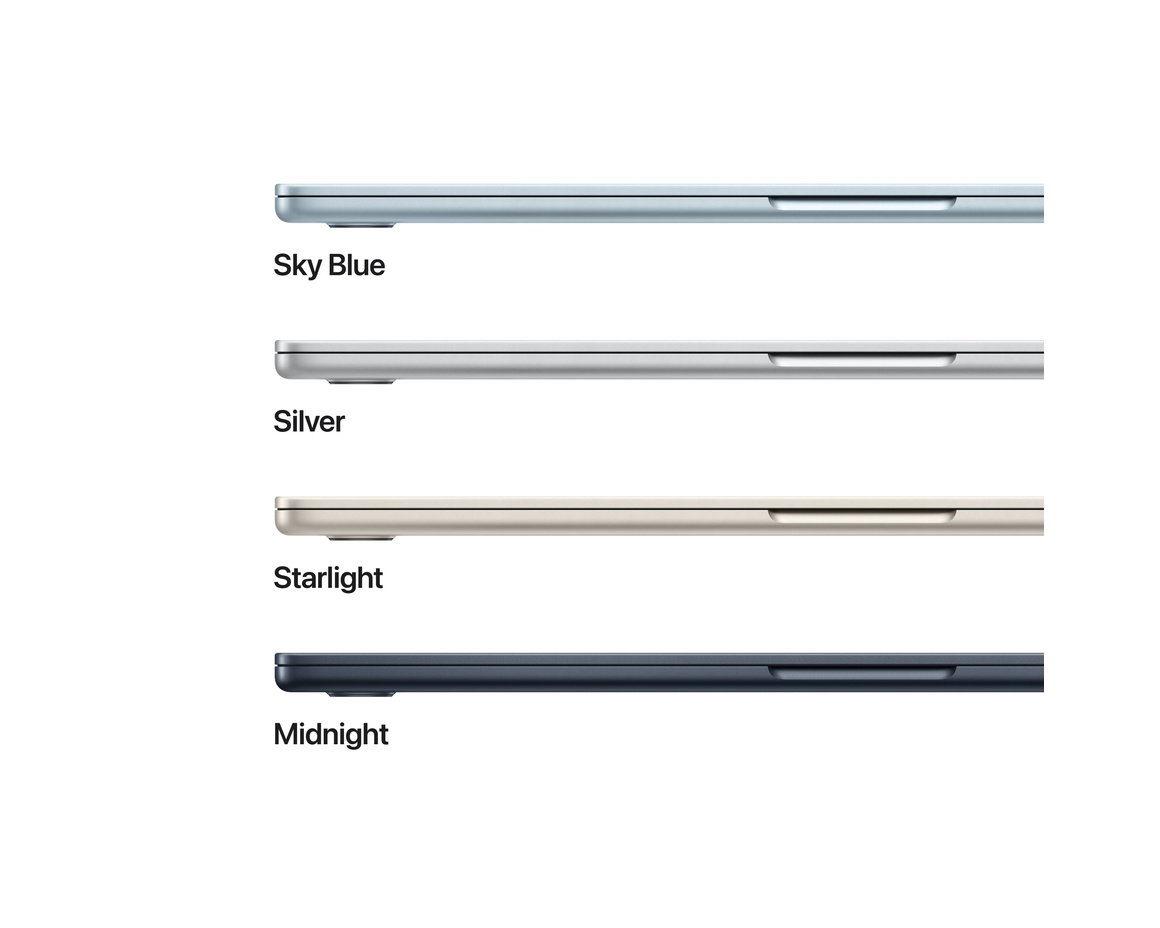 MacBook Air 15 M5 10-core CPU, 10-core GPU/16GB/1TB SSD - silver