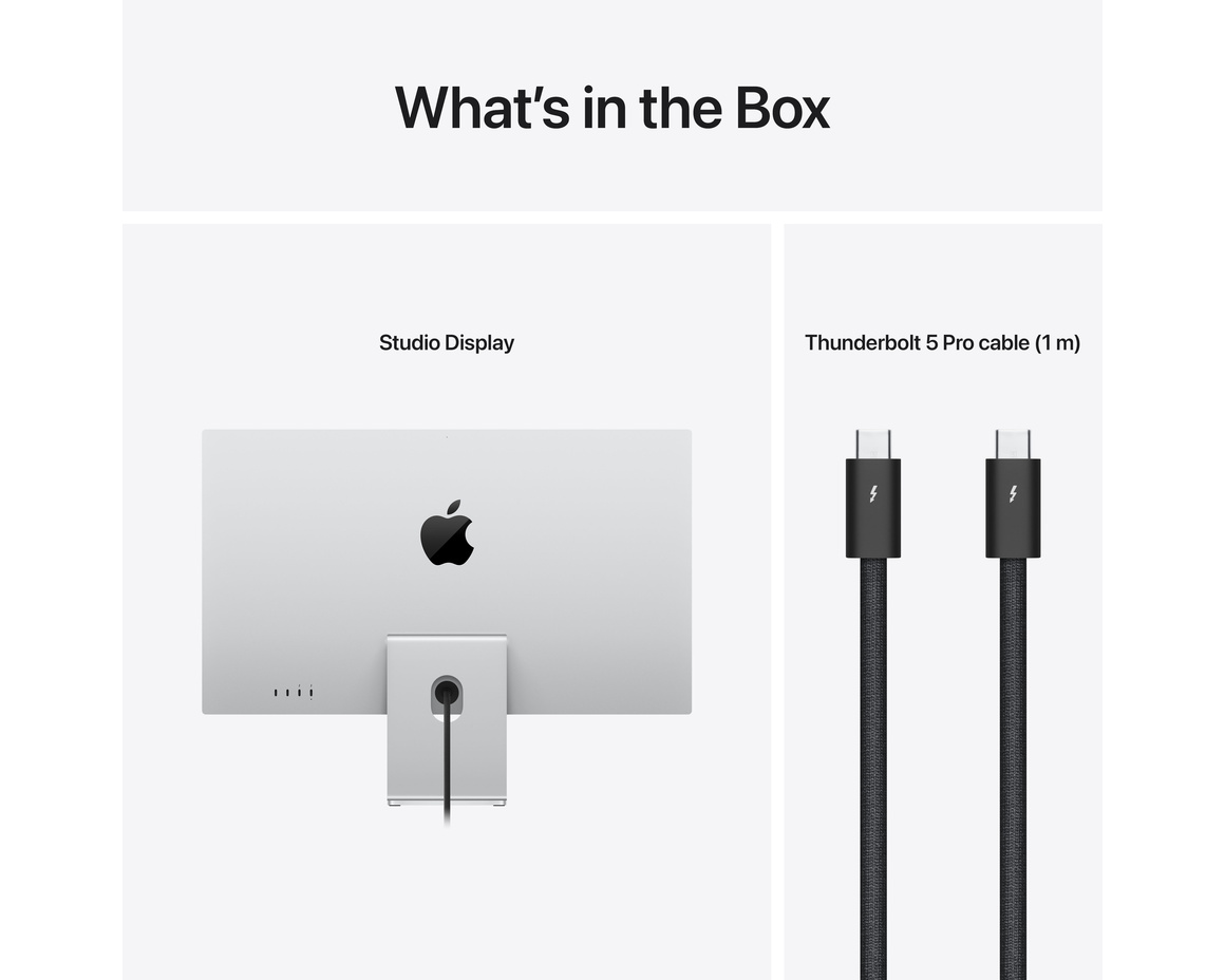 Apple Studio Display 2026 Stativ med justerbar lutning - Standardglas
