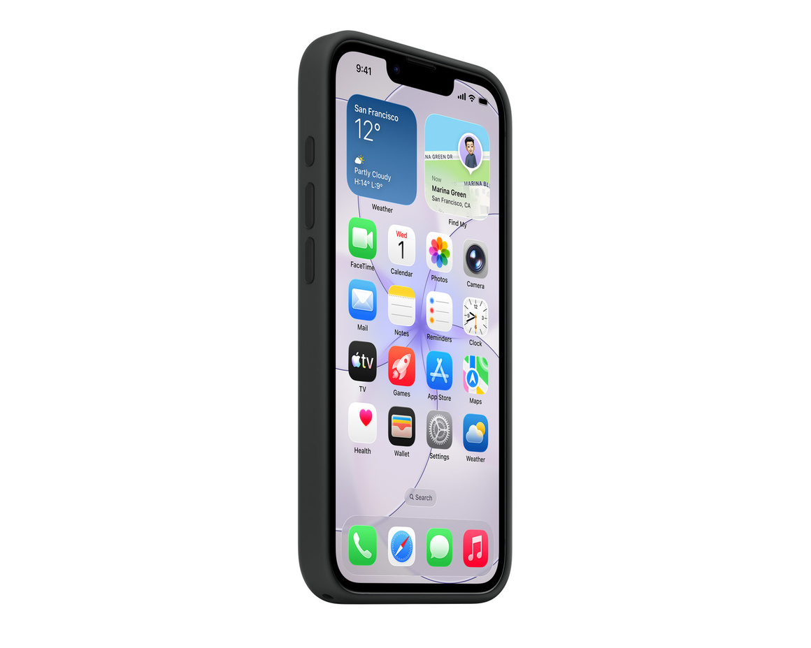 Apple iPhone 17e Silikonskal med MagSafe svart
