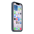Apple iPhone 17e Silikonskal med MagSafe ankarblå