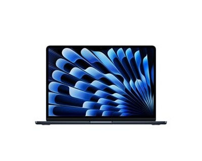 MacBook Air 15 M4 10-core CPU, 10-core GPU/16GB/256GB SSD - Midnatt (begagnad) - Gradering A