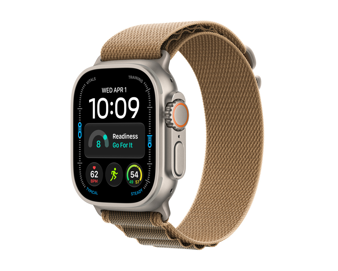 Apple Watch Ultra 4 GPS + Cellular 49mm med Bergsloop Desert Small