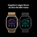 Apple Watch Ultra 4 GPS + Cellular 49mm med Milaneseloop Svart Small
