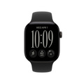 Apple Watch Series 12 Aluminium med Sportband Svart 42mm GPS S/M