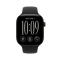 Apple Watch Series 12 Aluminium med Sportband Svart 46mm GPS S/M