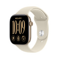 Apple Watch Series 12 Aluminium med Sportband Ljust Guld 46mm GPS - Cellular S/M