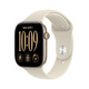 Apple Watch Series 12 Aluminium med Sportband Ljust Guld 46mm GPS - Cellular S/M