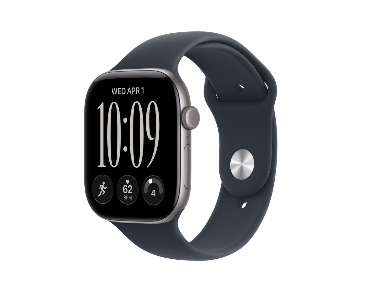 Apple Watch Series 12 Aluminium med Sportband Rymdgrå 46mm GPS - Cellular S/M