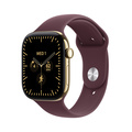 Apple Watch Series 12 Titan Cellular med Sportband Skinande Guld 46mm S/M