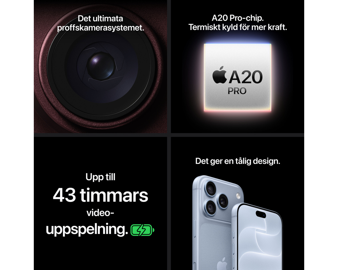 iPhone 18 Pro Max - glaciär - 512 GB