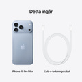 iPhone 18 Pro Max - glaciär - 512 GB