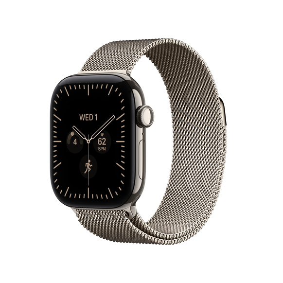 Apple Watch Series 12 Titan Cellular med Milanesisk Loop 42mm
