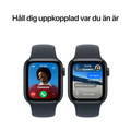 Apple Watch SE 3 GPS 44mm Starlight Aluminium Case with Sand Sport Band - M/L