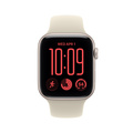Apple Watch SE 3 GPS + Cellular 40mm Starlight Aluminium Case with Sand Sport Band - S/M
