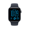 Apple Watch SE 3 GPS 44mm Midnight Aluminium Case with Navy Blue Sport Band - M/L