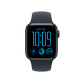Apple Watch SE 3 GPS 40mm Midnight Aluminium Case with Navy Blue Sport Band - M/L