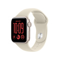 Apple Watch SE 3 GPS 40mm Starlight Aluminium Case with Sand Sport Band - S/M