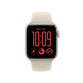 Apple Watch SE 3 GPS 40mm Starlight Aluminium Case with Sand Sport Band - S/M