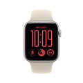Apple Watch SE 3 GPS 44mm Starlight Aluminium Case with Sand Sport Band - S/M